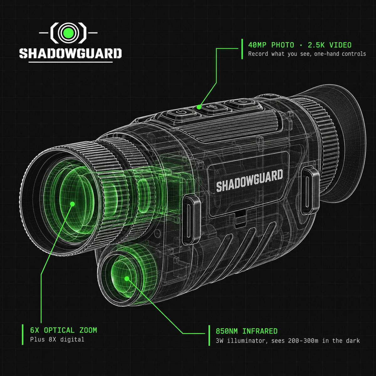 SHADOWGUARD™ - Infared Monocular